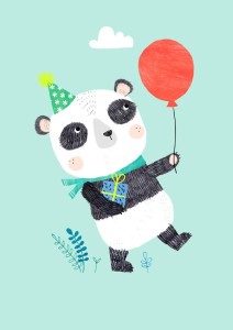Pocztówka Panda