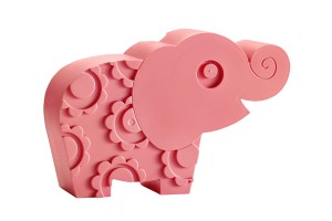 BLAFRE - Pojemnik śniadaniowy / lunchbox - różowy słoń - BL7566