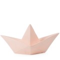 Lampka łódka origami - różowa