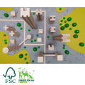 Układanka przestrzenna - m2 city - MILANIWOOD