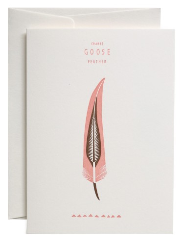 Kartka (rare) Goose feather