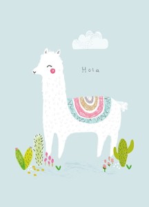Plakat A4 - Lama