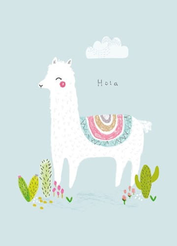 Plakat A4 - Lama