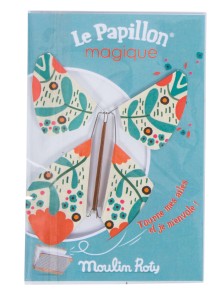 Zakładka - Magiczny motyl seledynowy - Moulin Roty