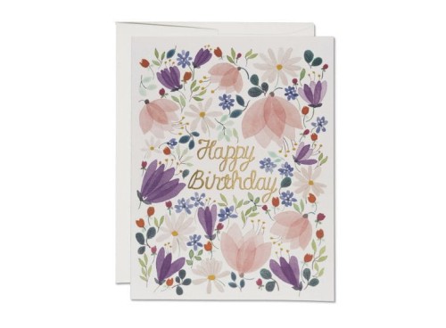 Kartka z kopertą - Birthday Whispers -Red Cap Cards