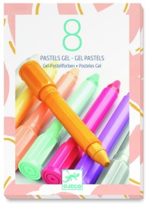Zestaw pasteli żelowych - metaliczny - Djeco