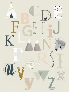 Plakat A2 - Alfabet