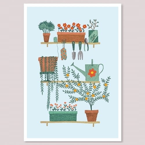  Plakat A3 - Garden Shelves - Holly Maguire