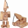 Drewniany transformer - dźwig