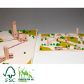 Układanka przestrzenna - m2 mini city - MILANIWOOD